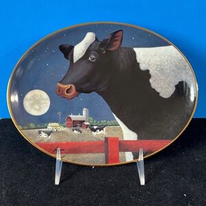 Lowell Herrero "Harvest Moon" collector plate by The Franklin Mint. plate HA1379
